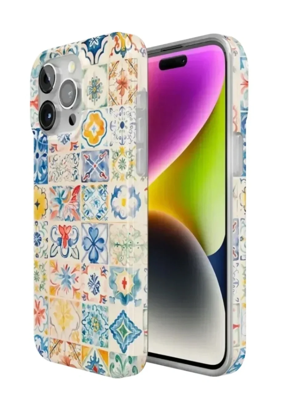 Casely iPhone 15 Pro Tuscan Tiles Dolce Vita Case